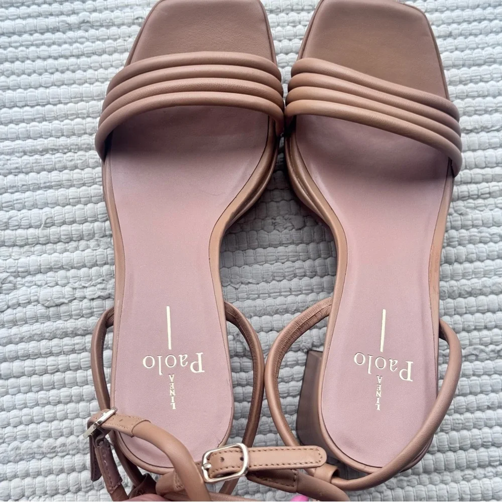Paolo Women's Brown Platform Sandals